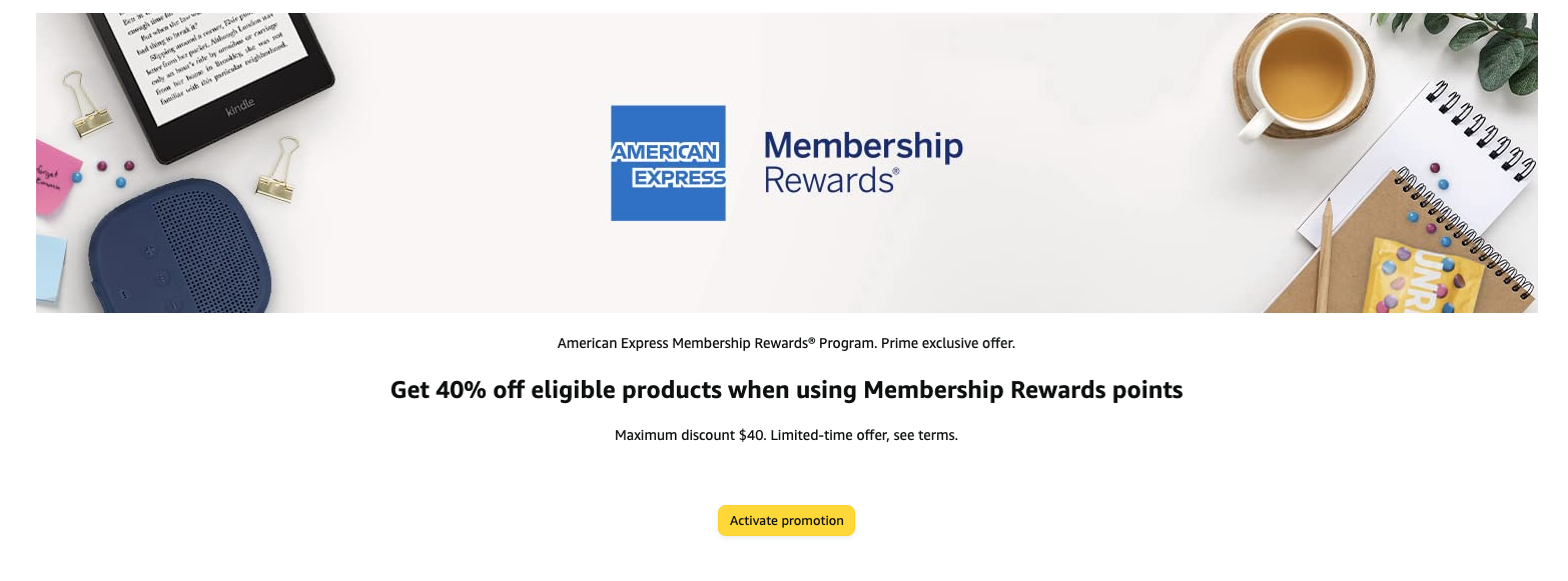 You are currently viewing Targeted holiday savings: Save up to $40 on Amazon purchases using just one Amex point