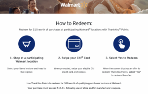 Read more about the article You can now redeem your Citi points at Walmart, but you probably shouldn’t