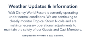 Read more about the article Tropical Storm Nicole already disrupting travel: 2 Orlando airports close