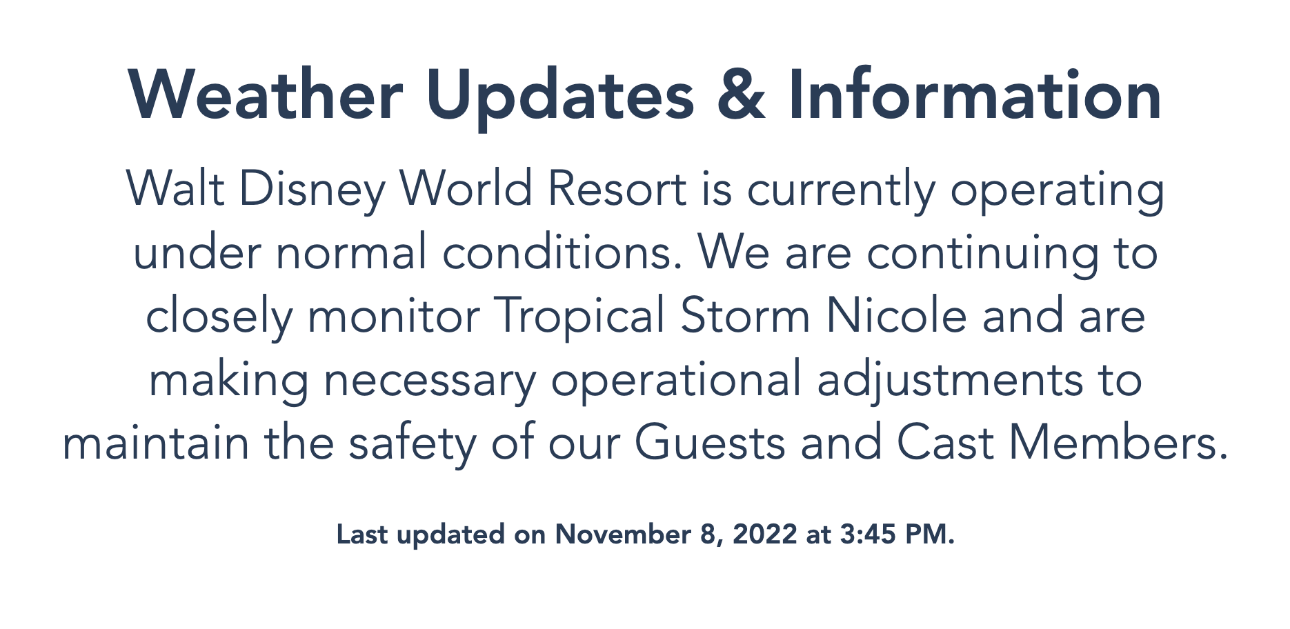 Read more about the article Tropical Storm Nicole already disrupting travel: 2 Orlando airports close