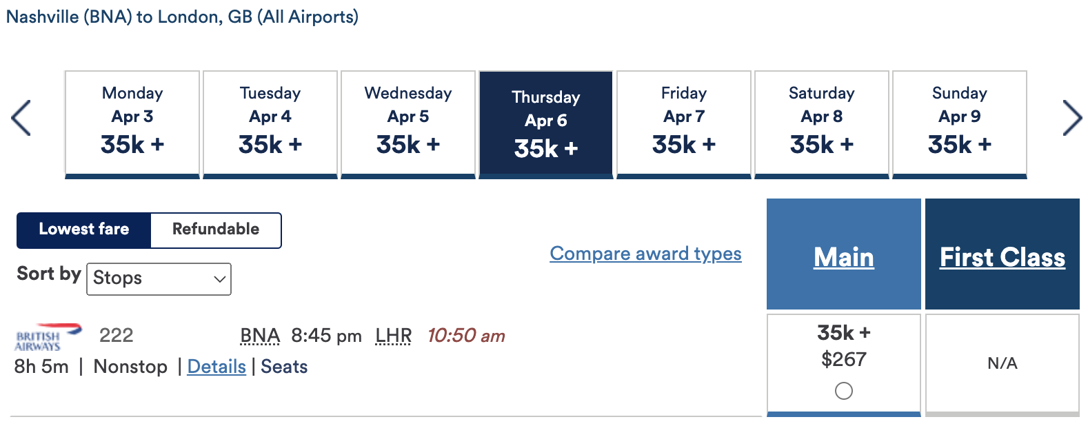 You are currently viewing Alaska Airlines raises the cost of some British Airways awards