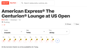Read more about the article Amex Platinum cardholders can reserve US Open lounge space today, plus additional perks