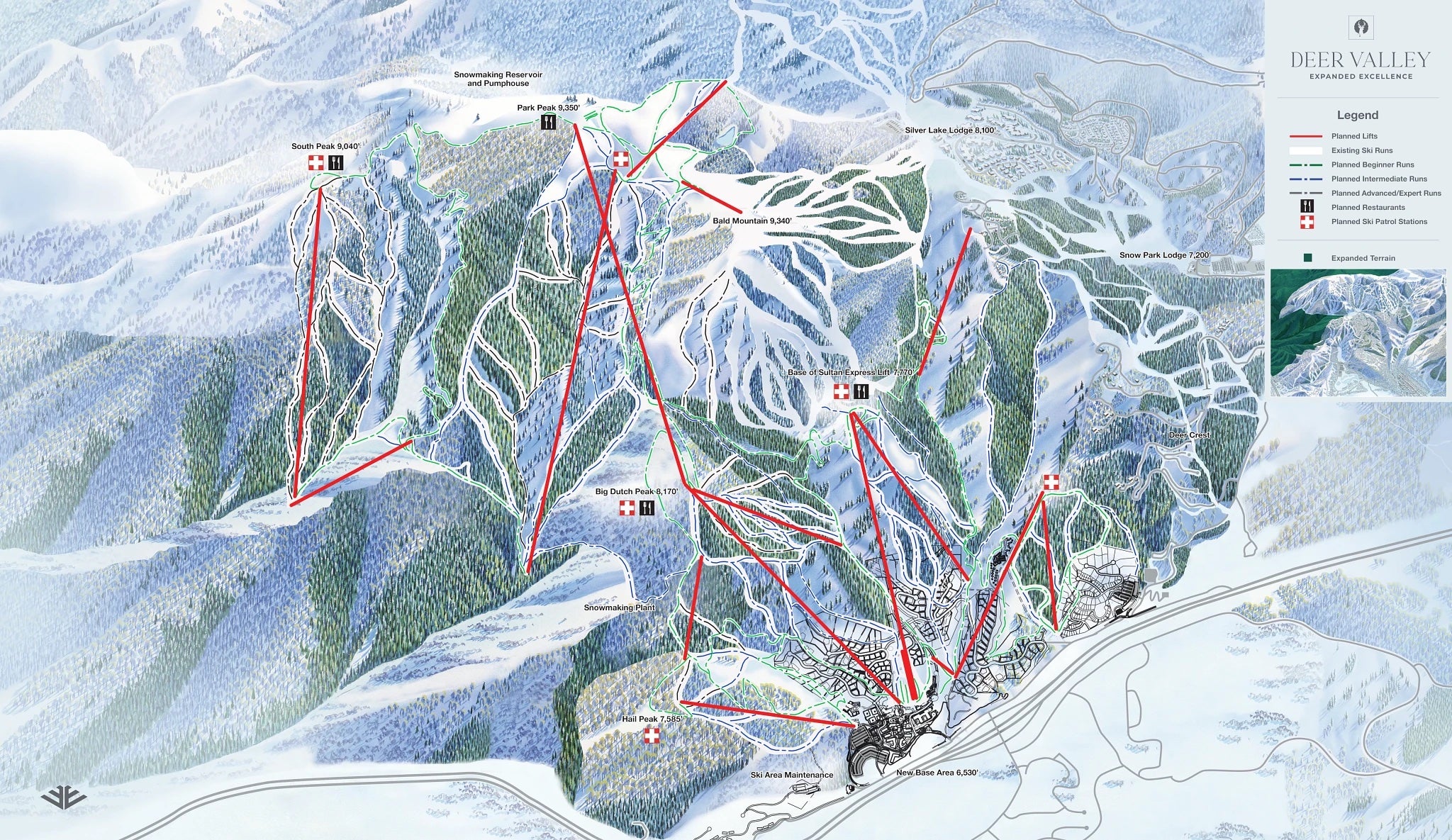 Read more about the article Deer Valley to double skiable terrain, add new ski village and make other improvements