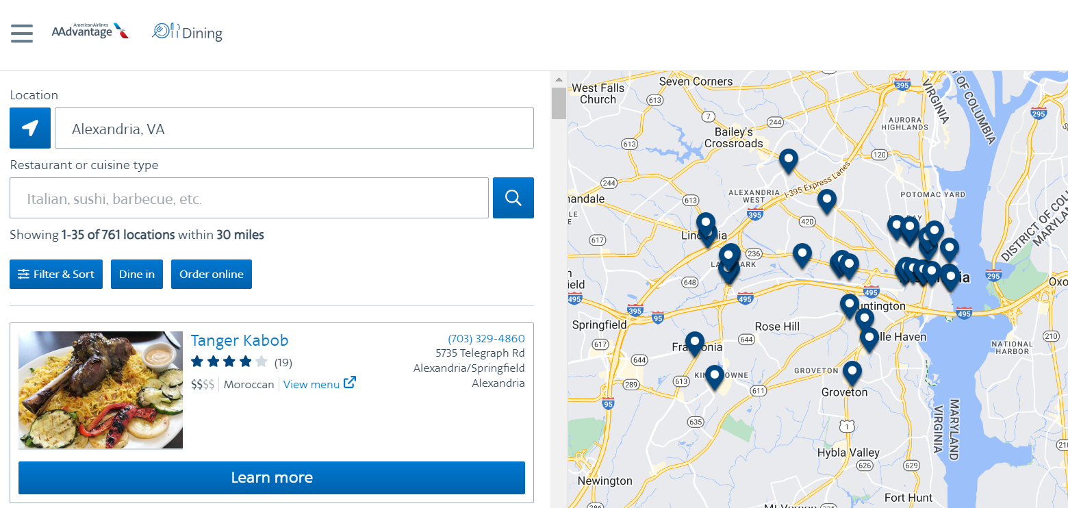 Read more about the article AAdvantage Dining program: Earn American miles and Loyalty Points at local restaurants