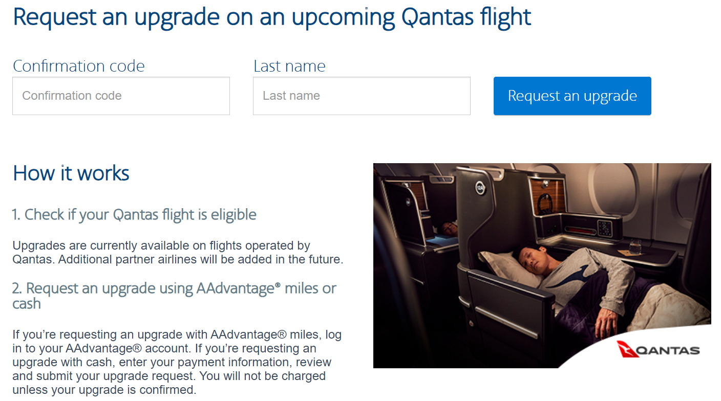 You are currently viewing You can upgrade Qantas flights using American miles — but is it worth doing?