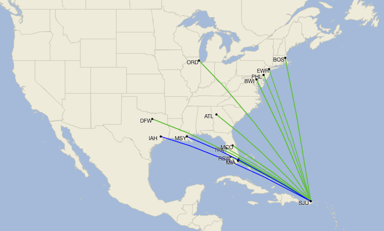 Read more about the article Spirit announces 7 new routes, including 2 to Puerto Rico