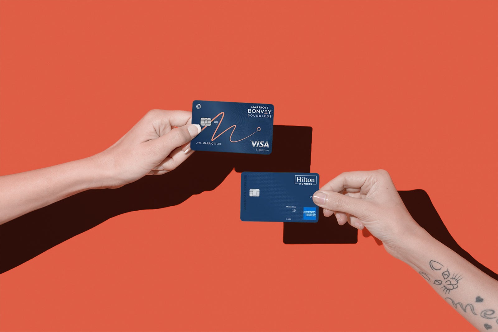 Read more about the article Marriott Bonvoy Boundless vs. Hilton Amex Surpass: Which hotel card is better?