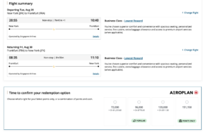 Read more about the article Aeroplan’s 125% bonus promo: Fly round-trip to Europe in business class for $1,368