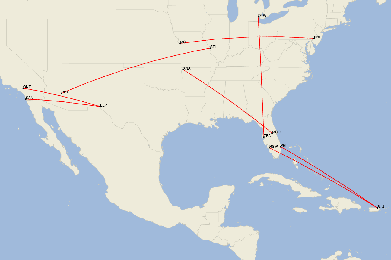 You are currently viewing Frontier Airlines cuts 8 routes in latest network shakeup