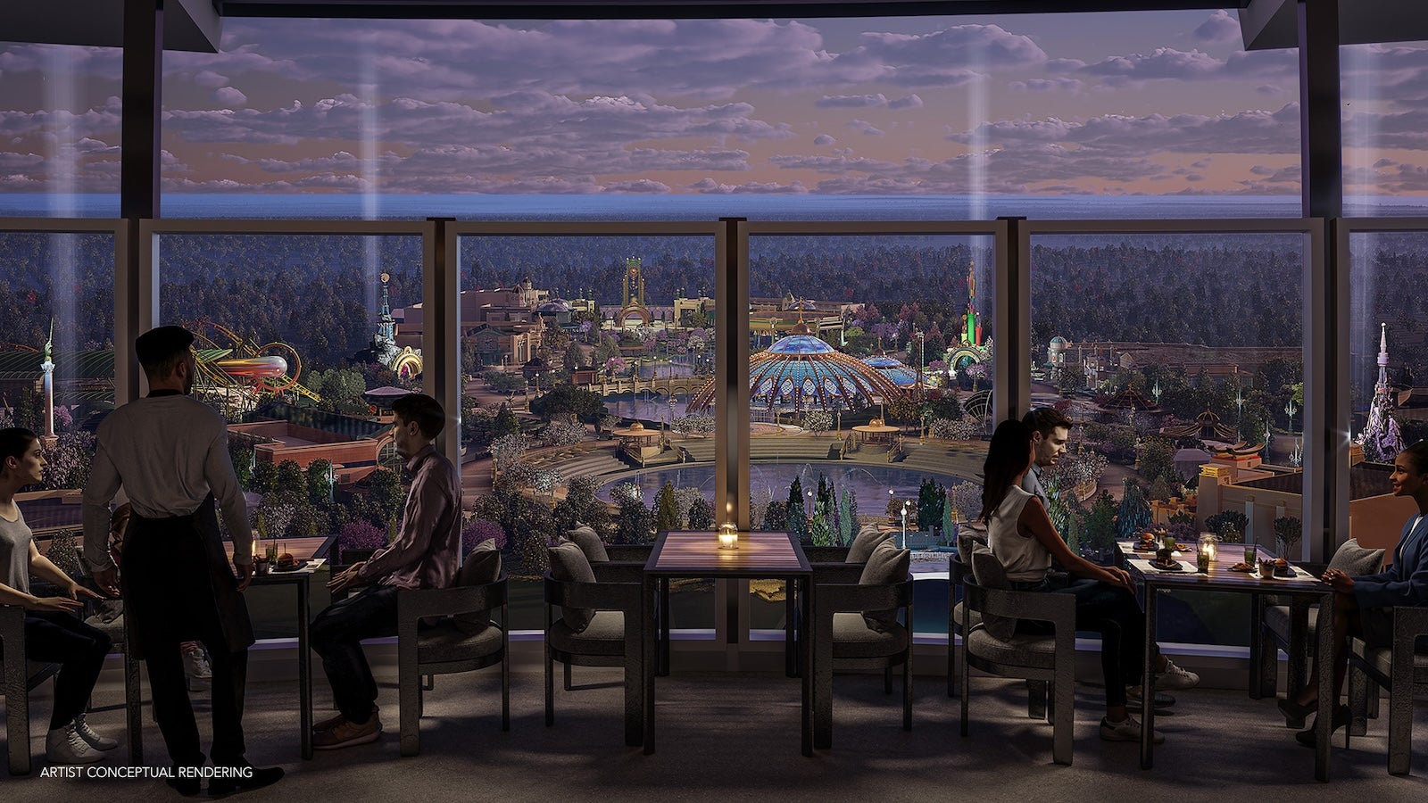 Read more about the article A hotel inside a theme park: First look at Universal Helios Grand Hotel coming to new Epic Universe