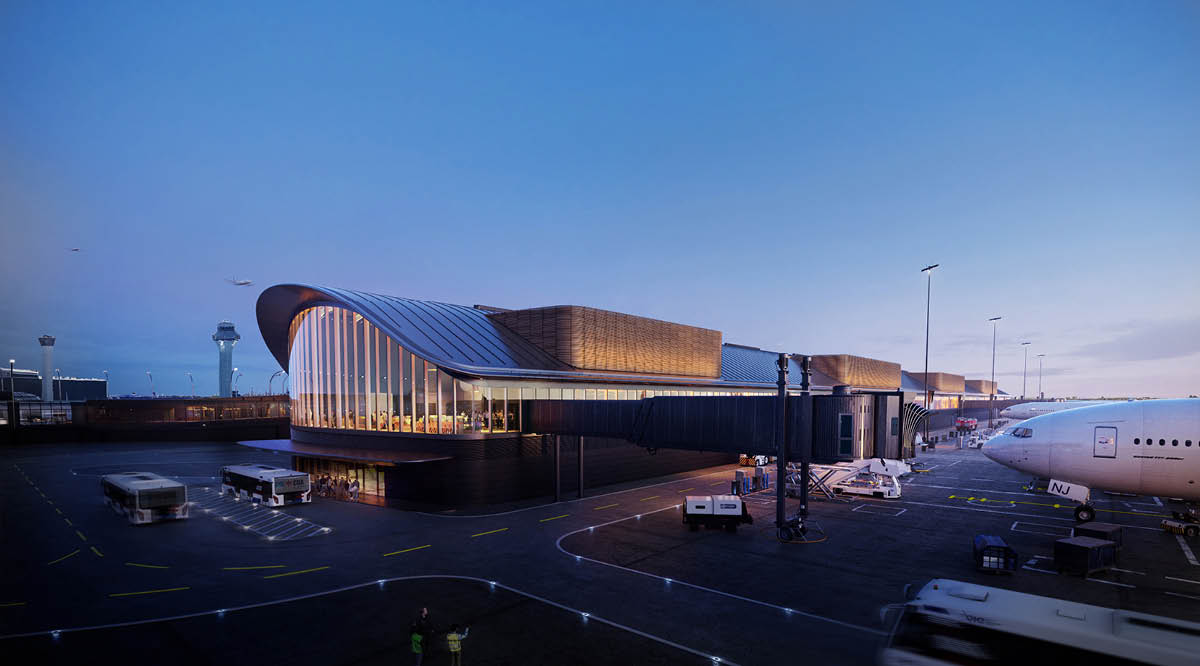 You are currently viewing A first look at Chicago O’Hare’s new satellite concourse as construction continues