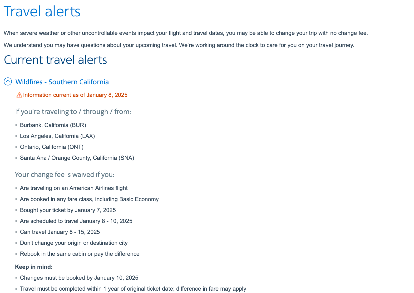 You are currently viewing Raging wildfires force flight cancellations and closings of Los Angeles attractions