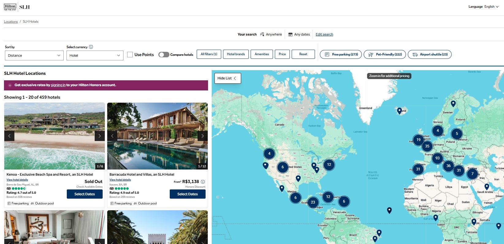 You are currently viewing SLH properties continue joining and leaving Hilton Honors: Here are some recent moves