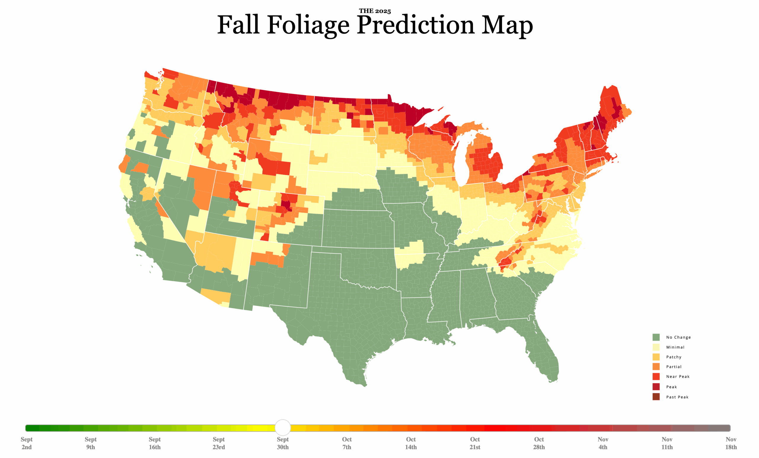 You are currently viewing Leaf-peeping season is nearly here: Where to see spectacular fall foliage across the US in 2025
