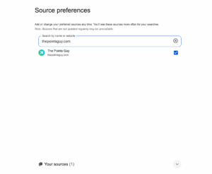 Read more about the article How to make TPG your preferred source on Google Search