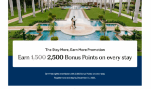 Read more about the article Register now: Earn 2,500 Hilton Honors points on stays through Dec. 31