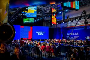 Read more about the article Delta unveils stylish new uniforms with Missoni accessories, a nod to classic looks and a return of the ‘wrap dress’