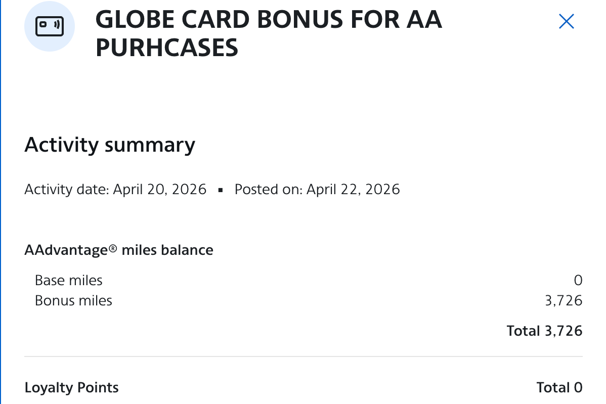 You are currently viewing I just earned 20,000 American Airlines Loyalty Points with 1 flight — here’s how