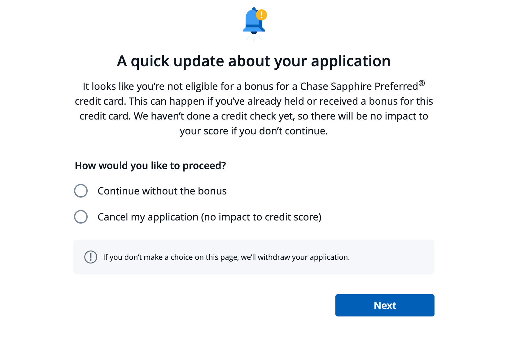 You are currently viewing Chase Sapphire Preferred lifetime bonus rule explained: What does the bonus eligibility pop-up mean?